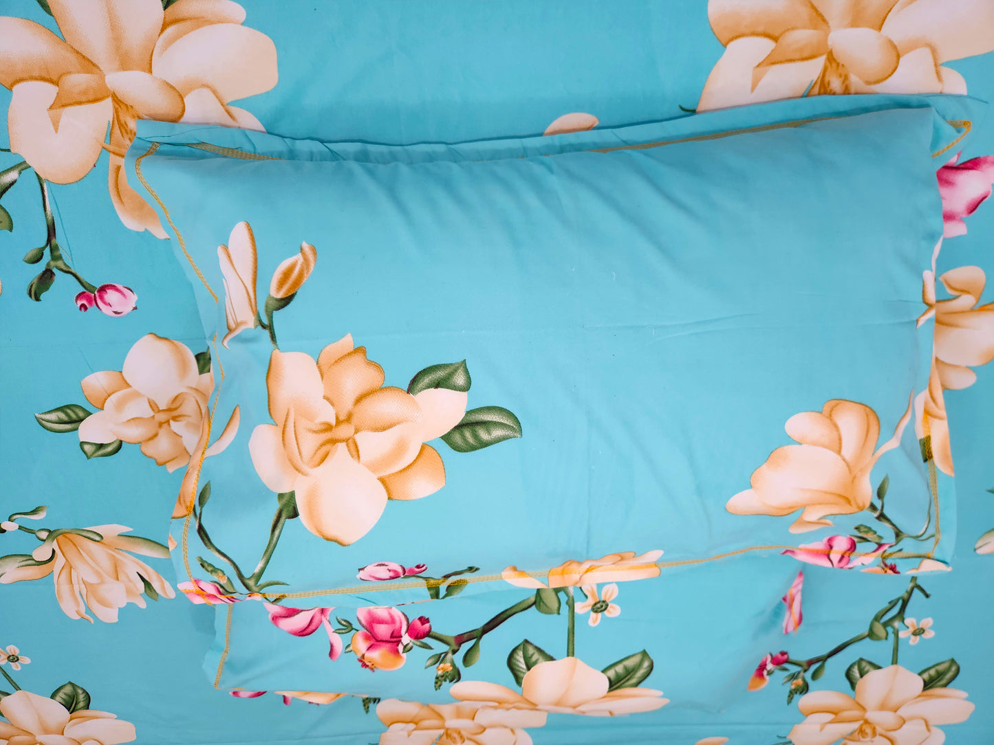 Aqua Flora Bed sheet