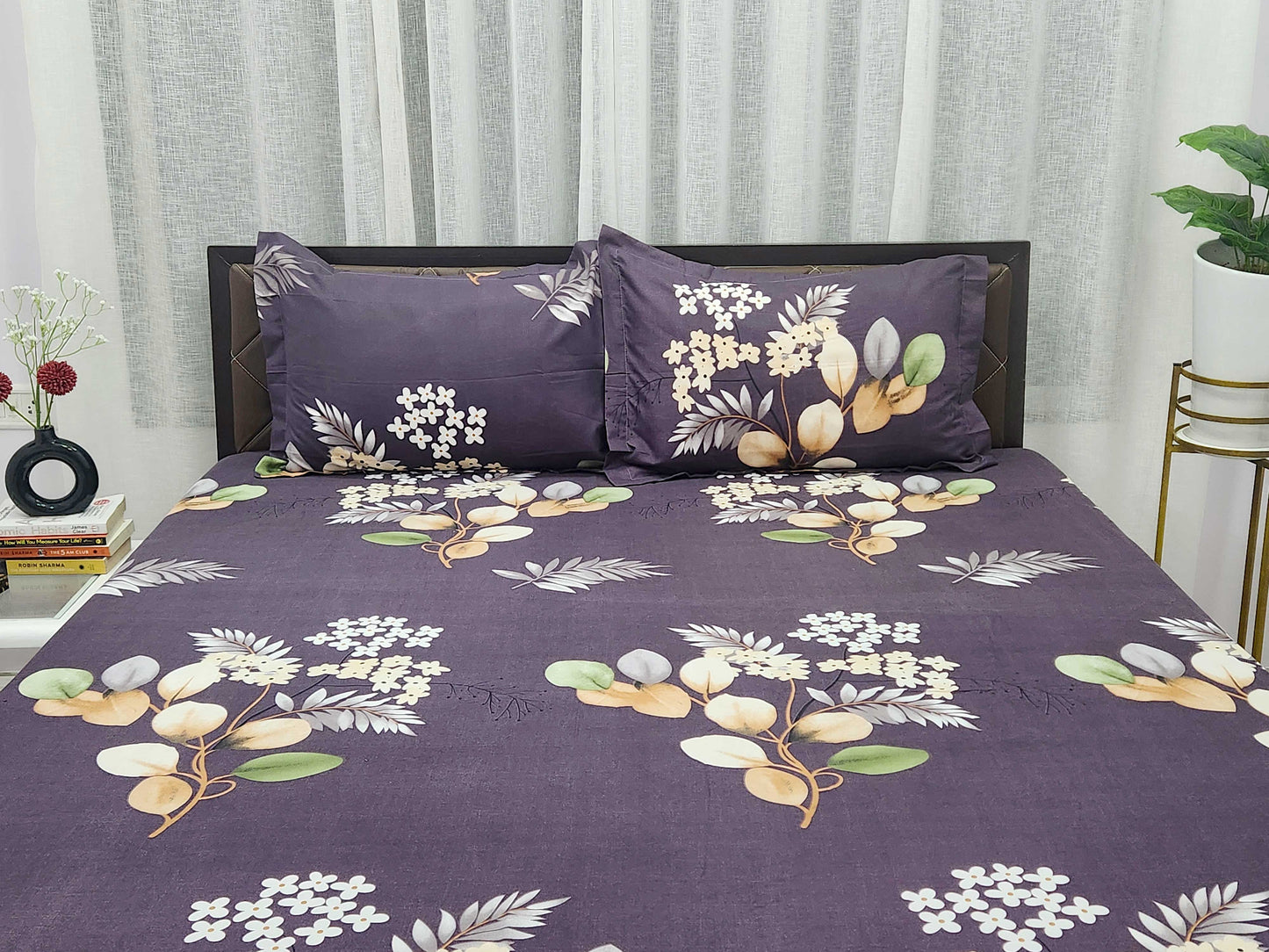 Iris- Purple Bedsheet