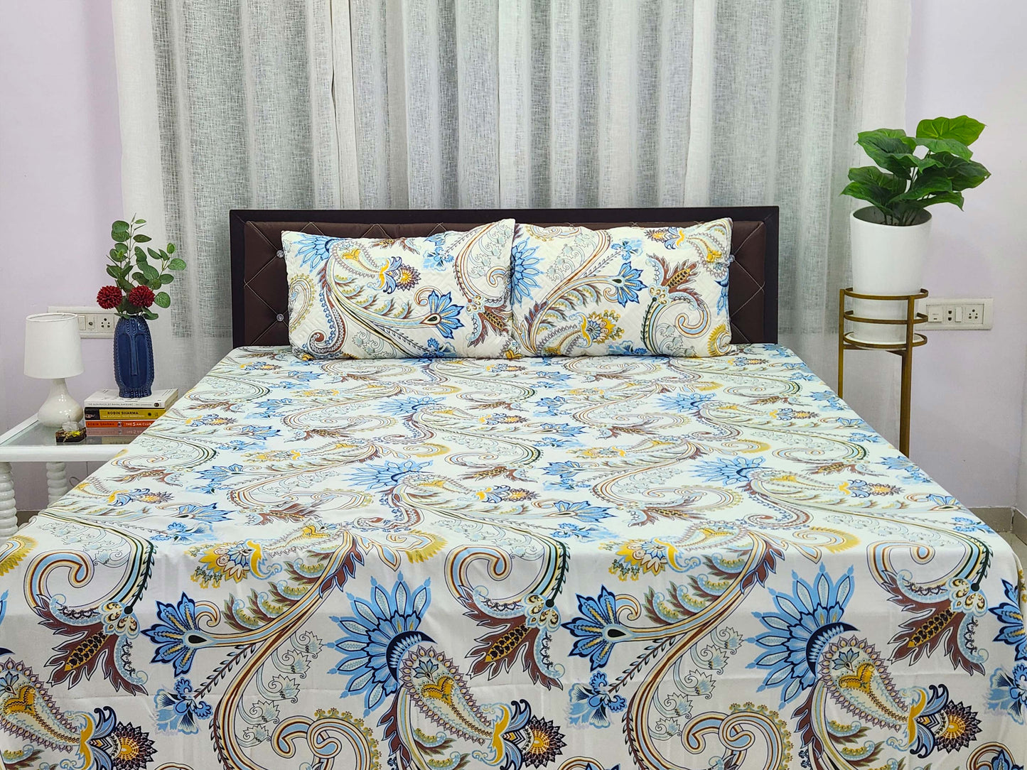 June - Off White Bedsheet