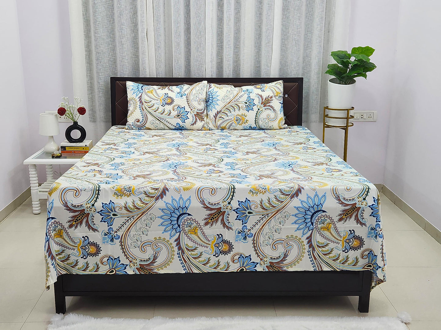 June - Off White Bedsheet