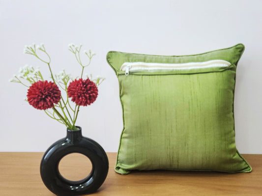 Meadow Bliss Green Cushion Cover