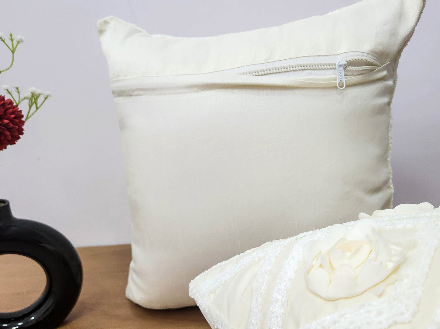 Pearl White Cushion Cover