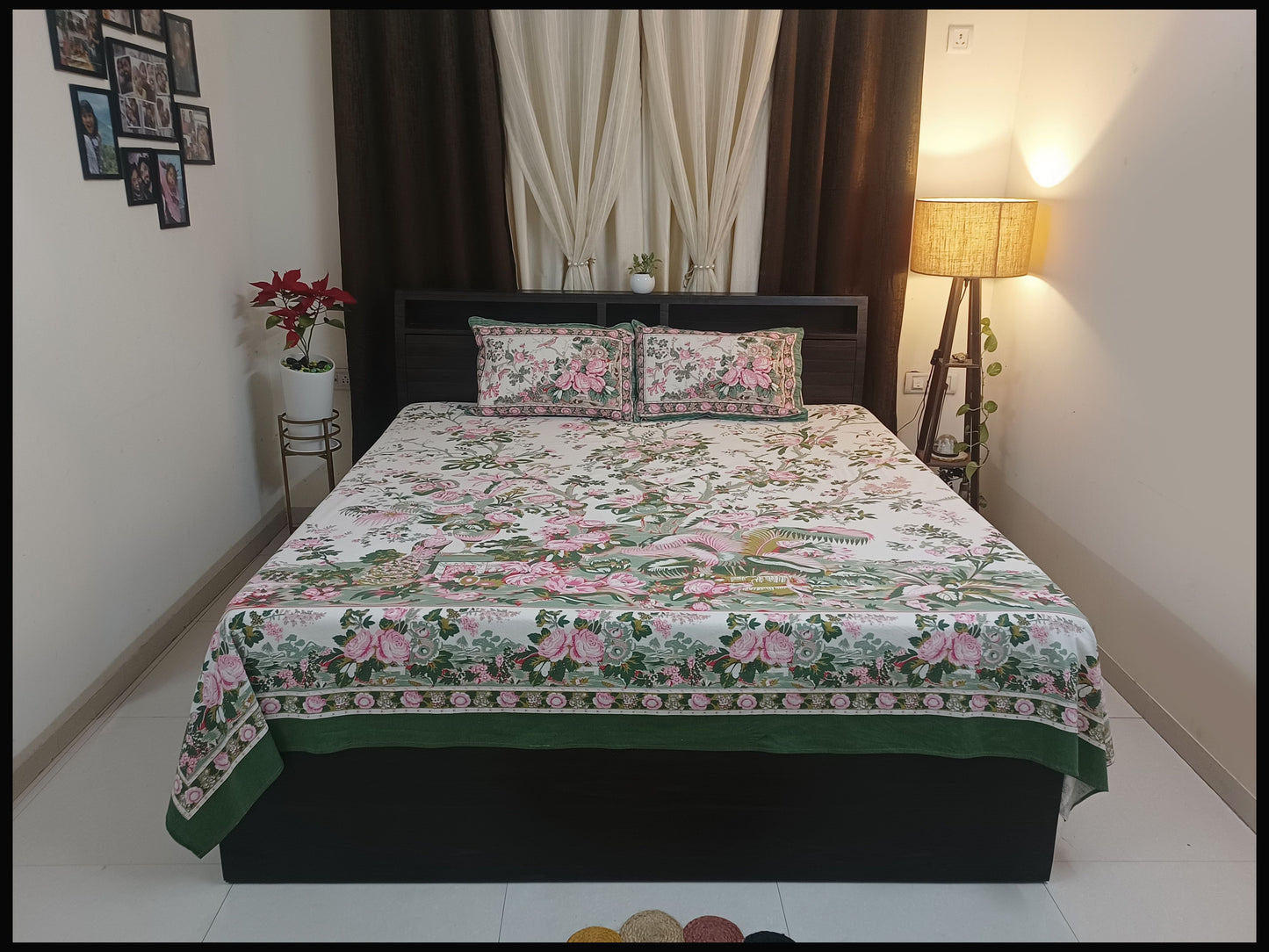 Falguni - Beautiful Floral Bedsheet