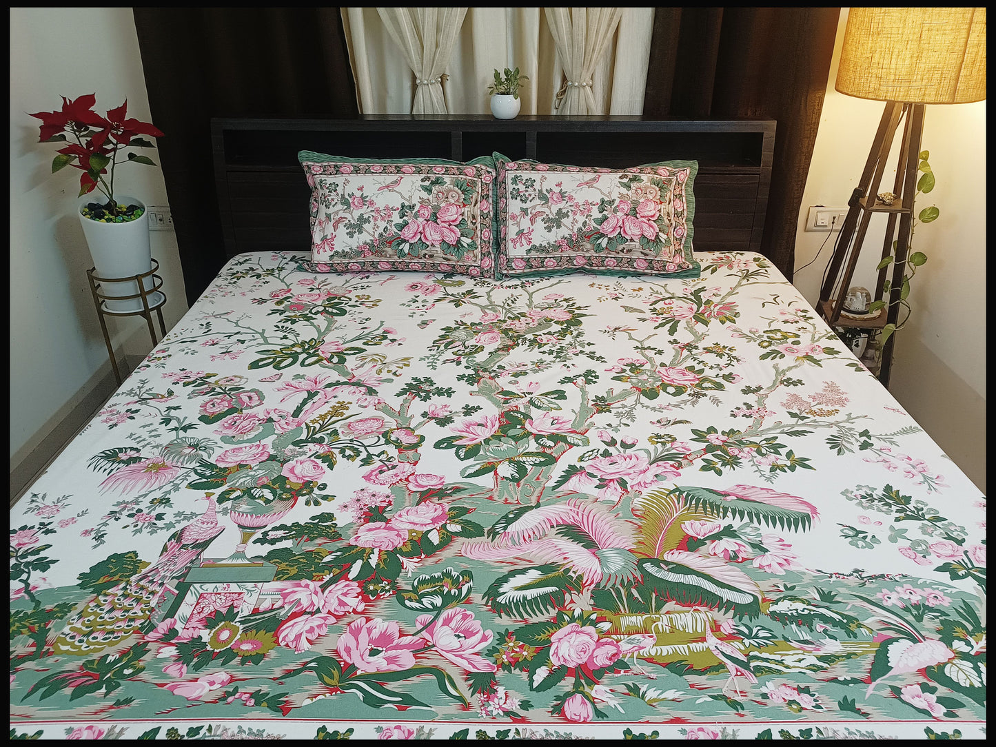 Falguni - Beautiful Floral Bedsheet