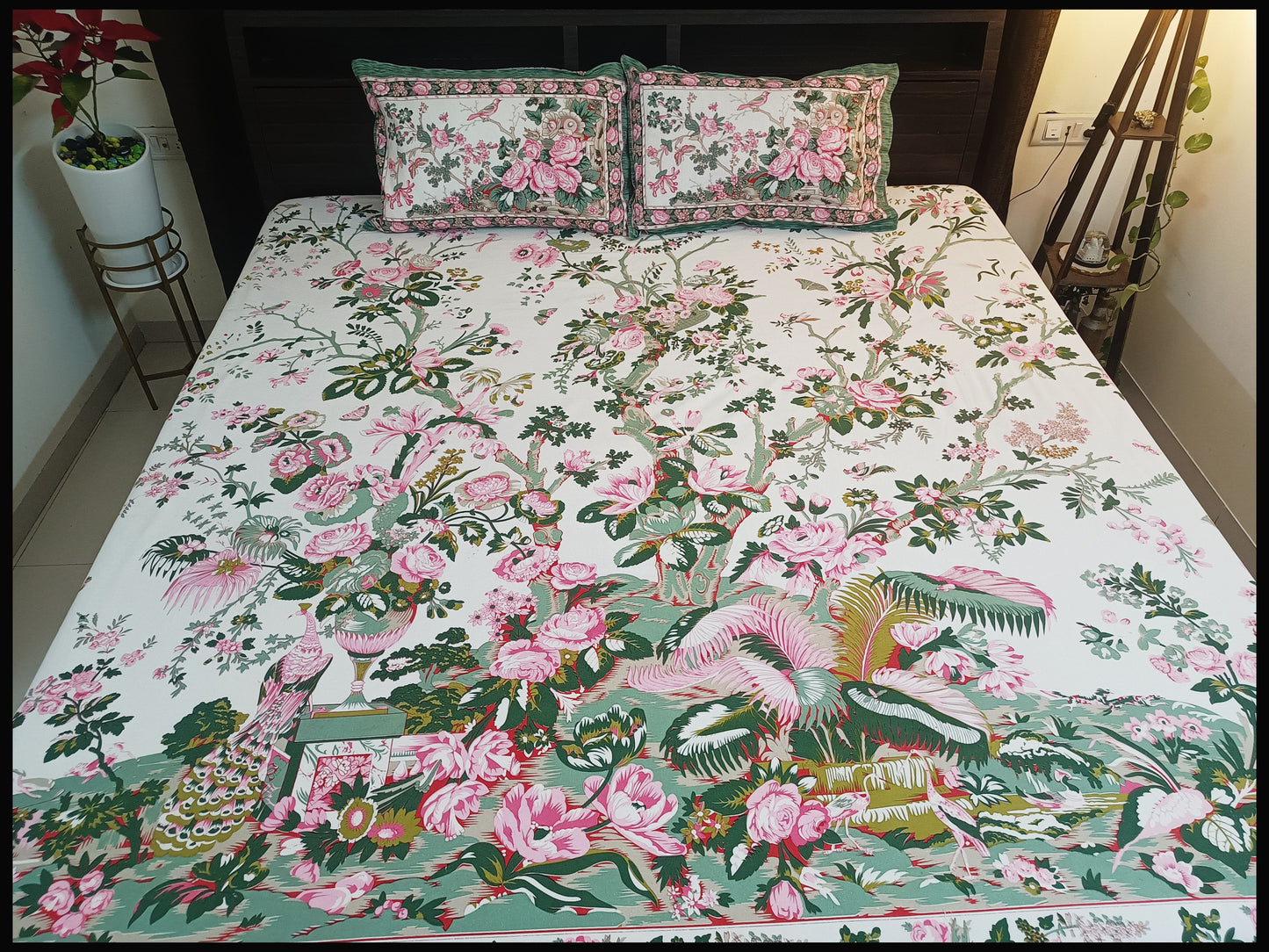Falguni - Beautiful Floral Bedsheet