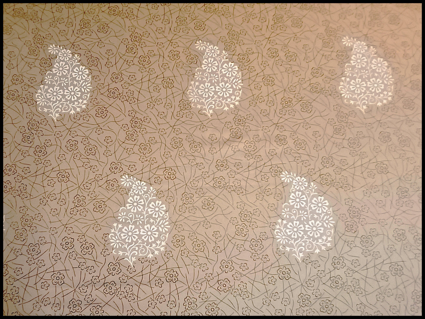 Mili - Brown Ethnic Bed Sheet