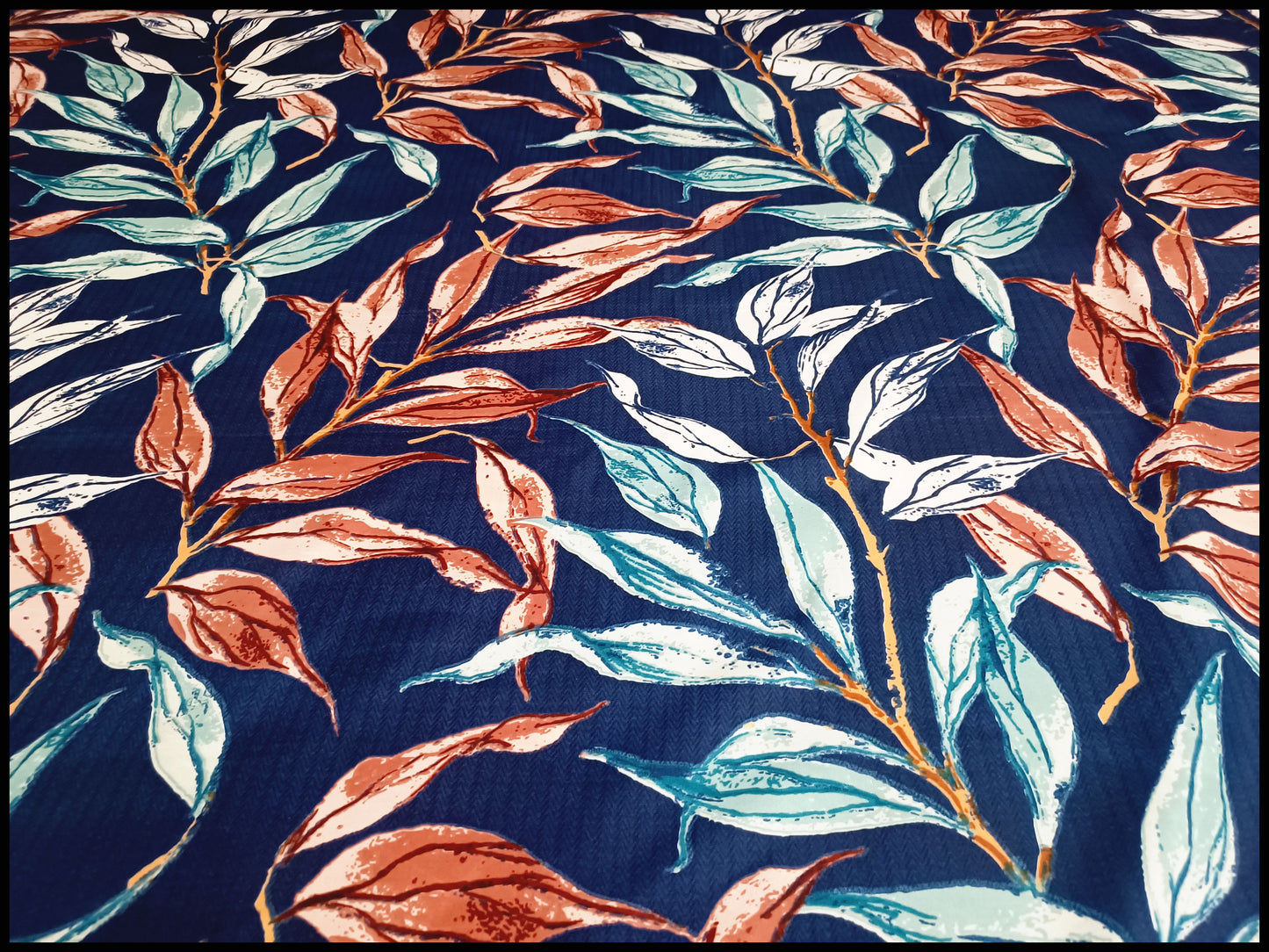 Neelima - Blue & Red Bedsheet
