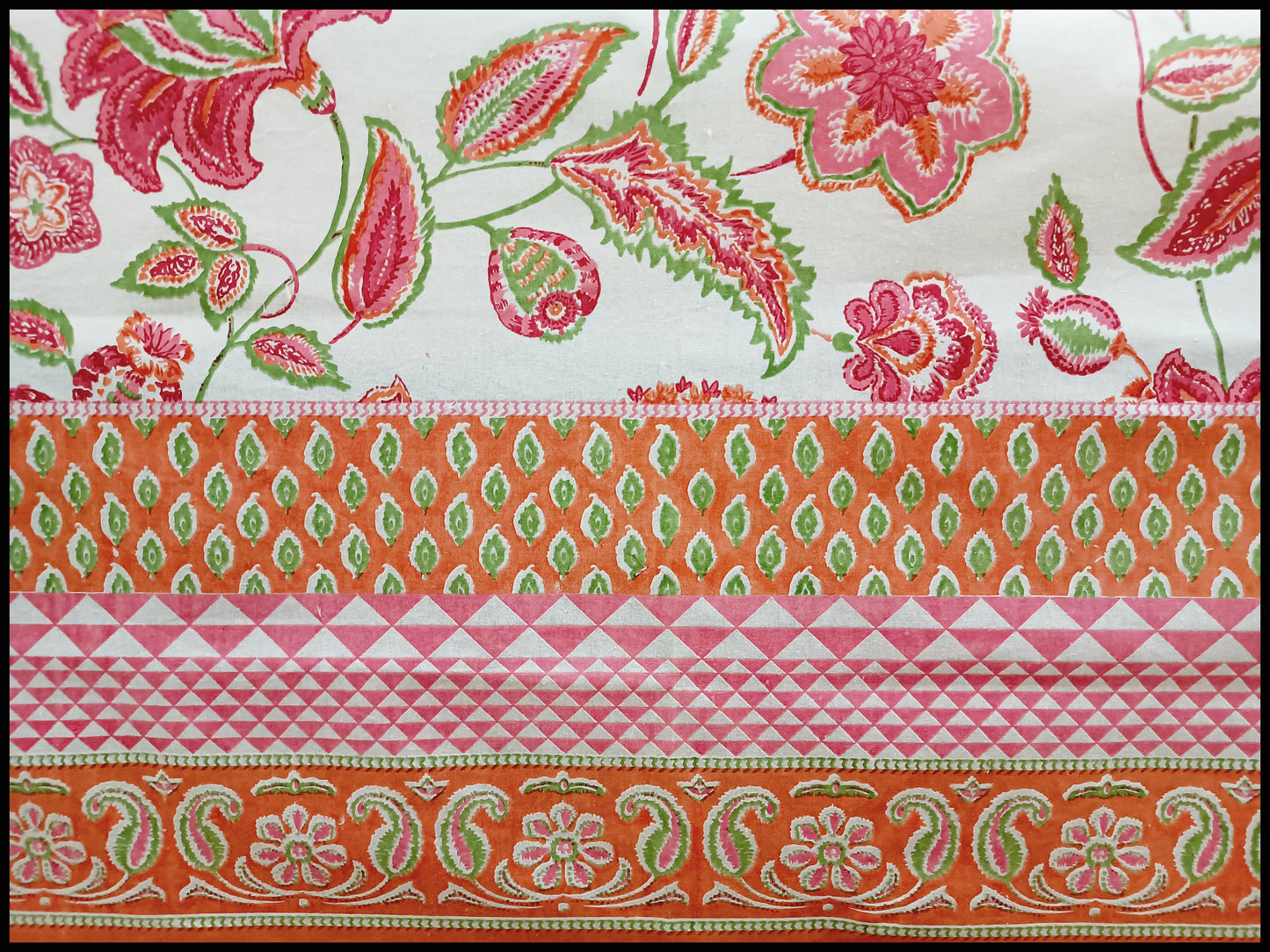 Sindoori - Red Floral Bedsheet