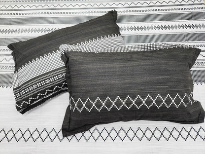 Heer Grey & Black Bedsheet