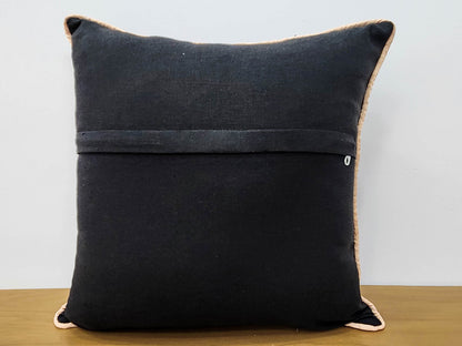 Ethnic Charm Black Cushion Cover