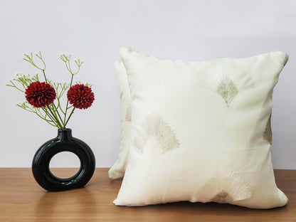 Ivory Elegance Cushion Cover