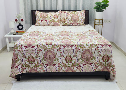 Kiya-White Bedsheet