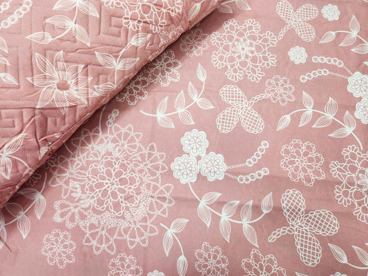 Pari- Pastel Pink Bedsheet