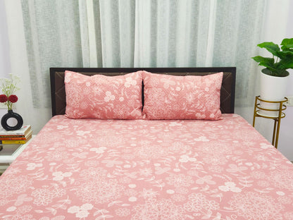 Pari- Pastel Pink Bedsheet