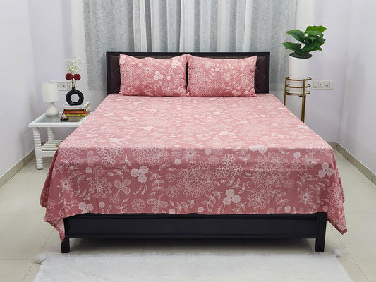 Pari- Pastel Pink Bedsheet