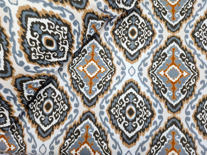 Meenal- White & Grey Bed Sheet