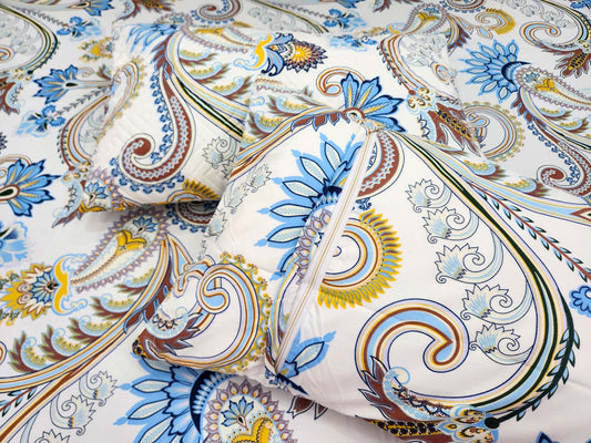 June - Off White Bedsheet