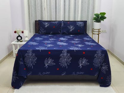 Jheel- Blue Bedsheet