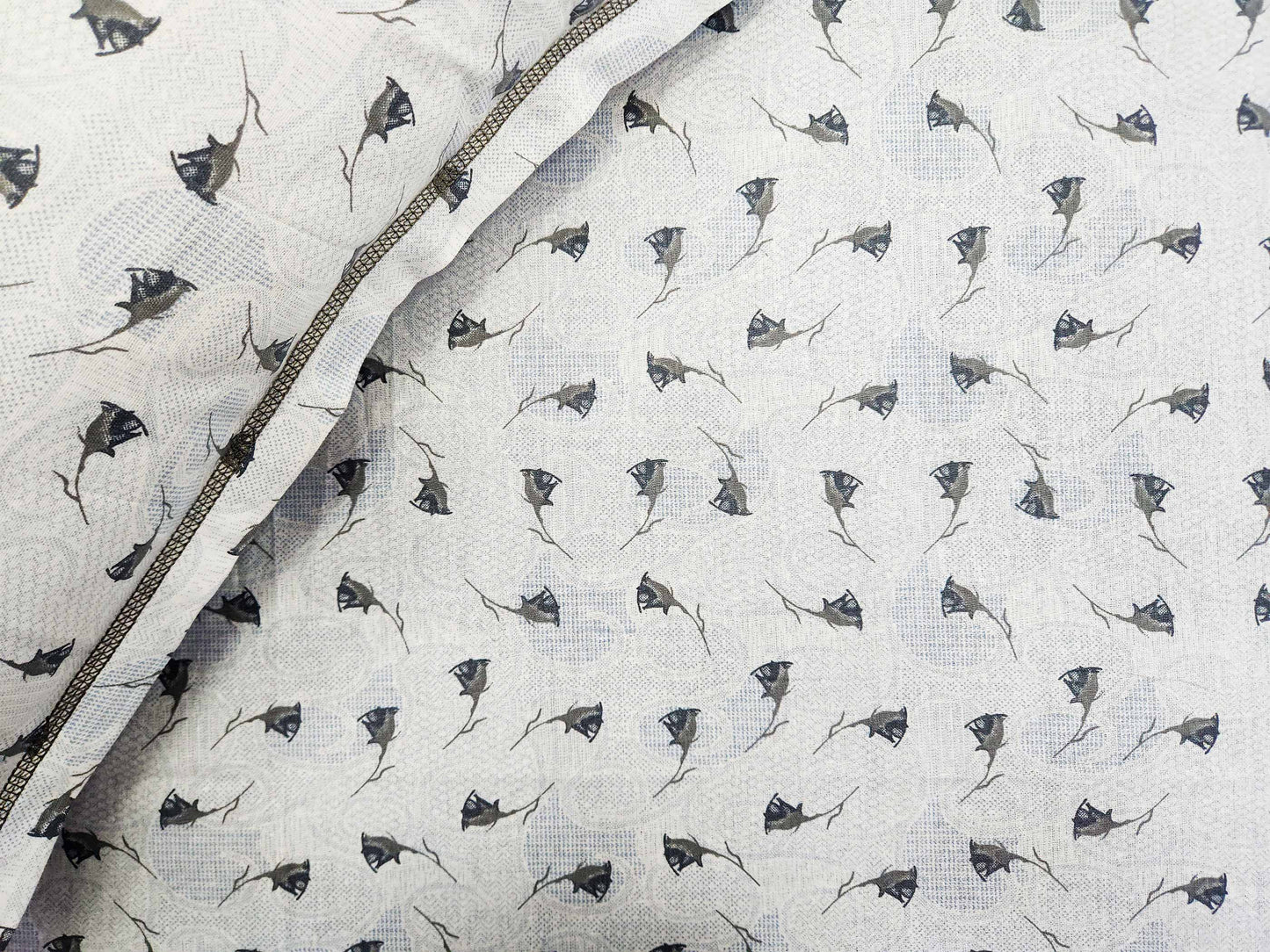 Black Rose- White Bedsheet