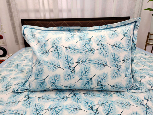 Amber- Blue Cotton Bedsheet