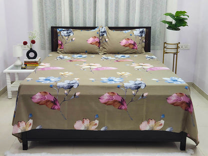 Grey- Meadow Bedsheet