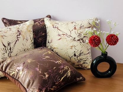 Marble Mist white Cushion cover