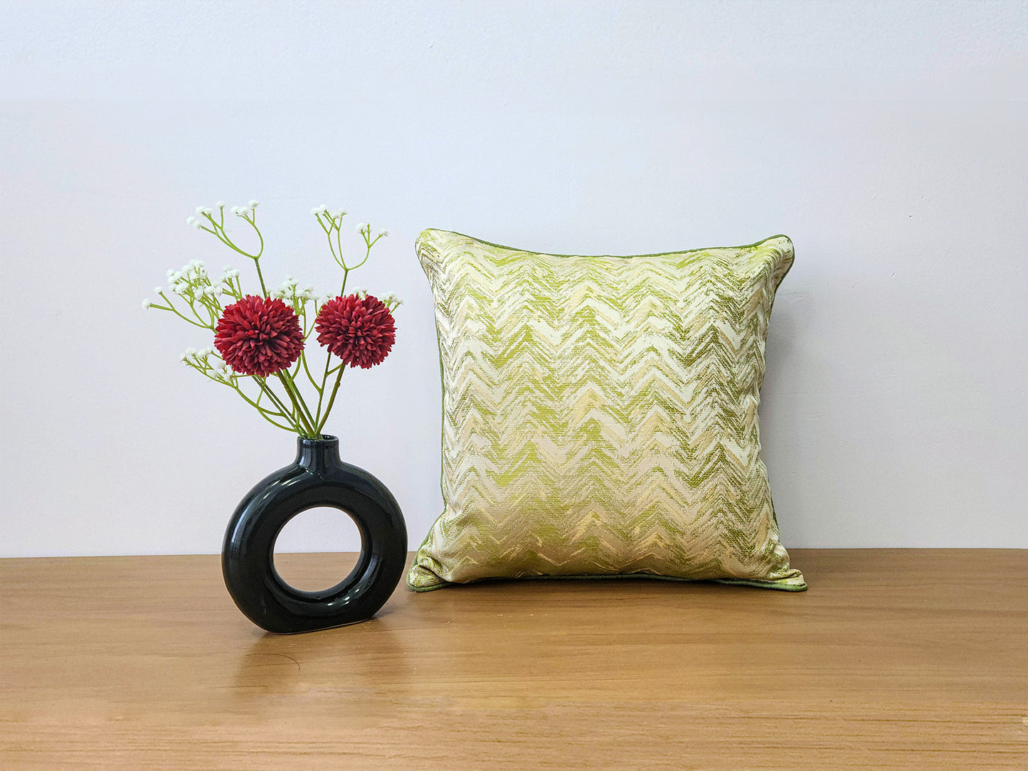 Meadow Bliss Green Cushion Cover