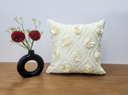 Pearl White Cushion Cover