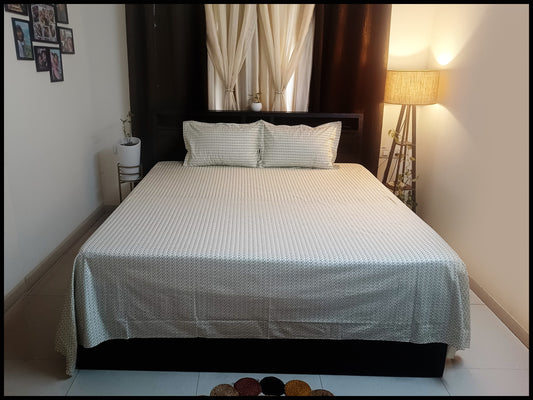 Pahi - Pastel Green Bedsheet