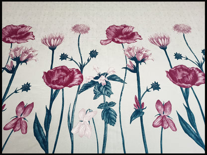 Rutika - Modern Floral Bedsheet