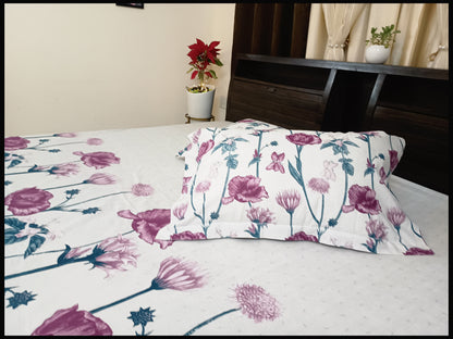 Rutika - Modern Floral Bedsheet