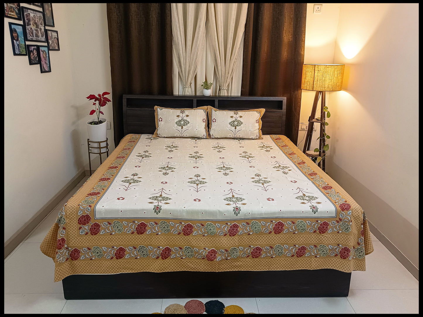 Sadagi - Ethnic Rose Bedsheet
