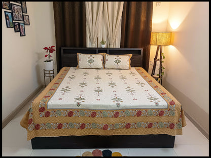 Sadagi - Ethnic Rose Bedsheet