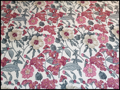 Surabhi - Pink & White Floral Bedsheet