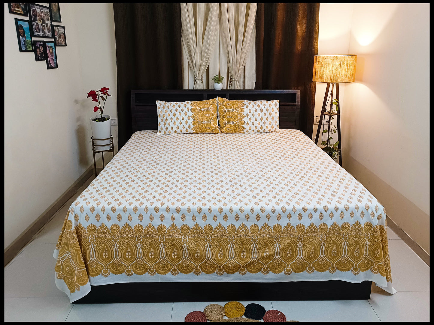 Swarna - Paisley Designer Ethenic Bedsheet