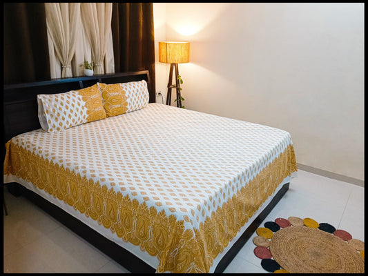 Swarna - Paisley Designer Ethenic Bedsheet