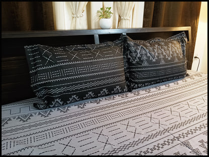 Zina - Grey Designer Bedsheet