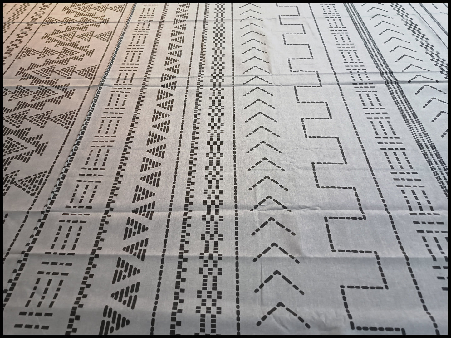Zina - Grey Designer Bedsheet